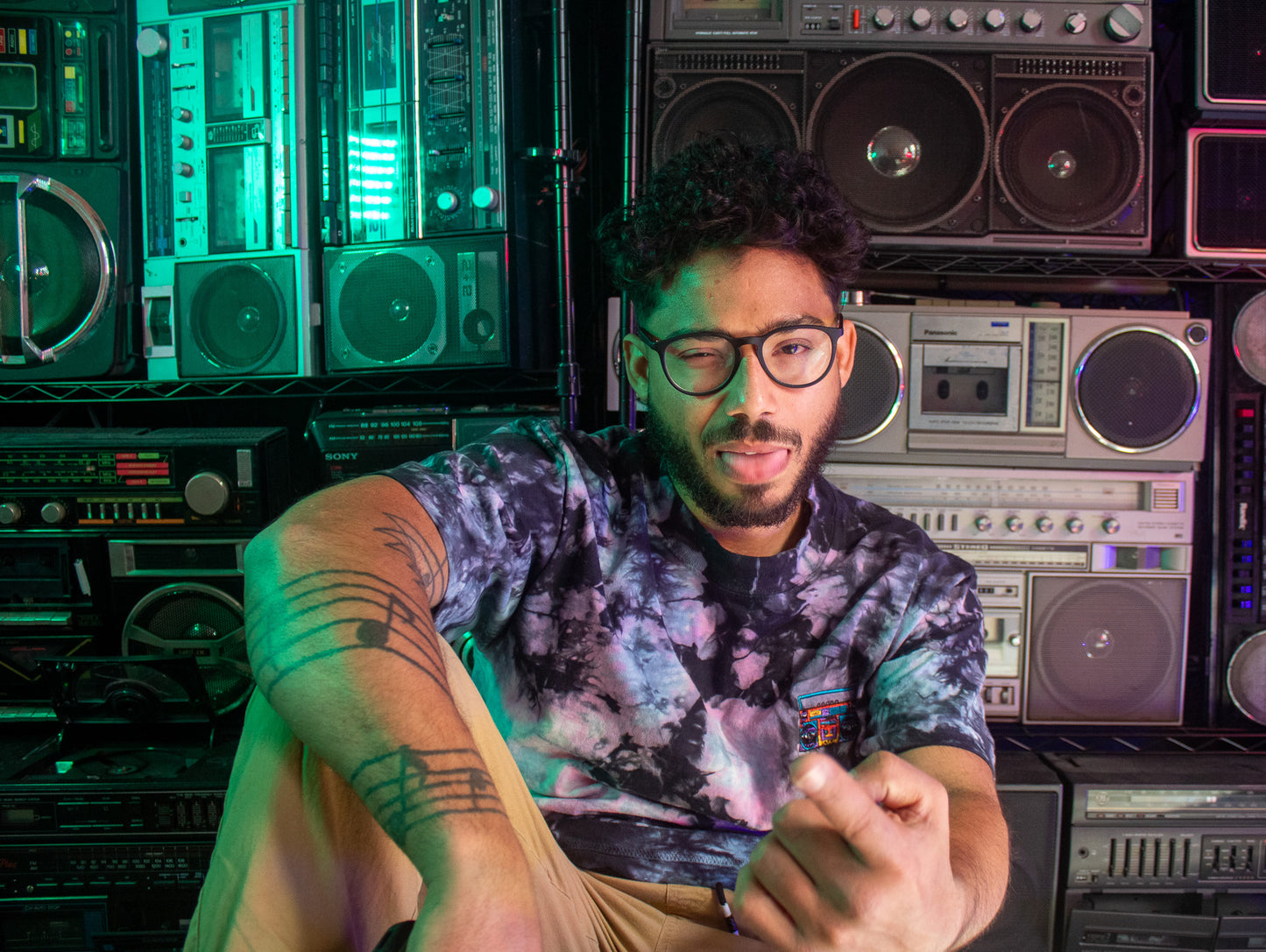 Boom Box Tie Dye Shirt