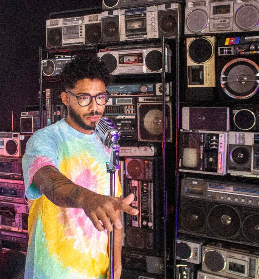 Boom Box Tie Dye Shirt